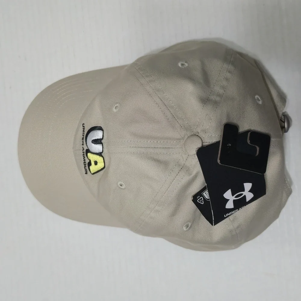 Under Armour Hat Cap Baseball Snap Back Brown Lightweight Adjustable Casual Mens
